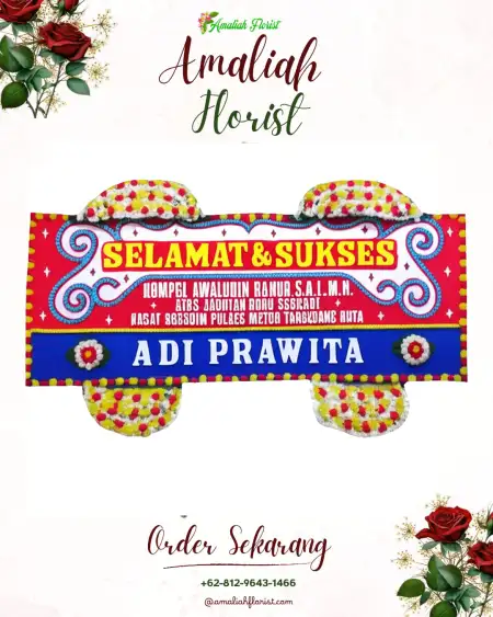Papan Bunga Ucapan Selamat Bayemwetan